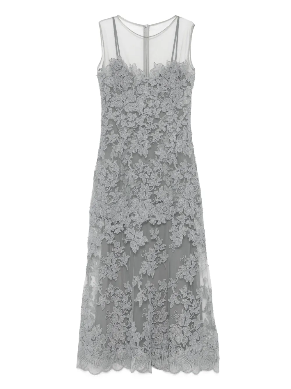 Ermanno Scervino floral-lace dress | Grey | Image 1
