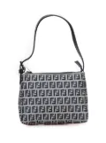 Fendi Pre-Owned 2000-2010 Zucchino Canvas Pochette shoulder bag - Grey
