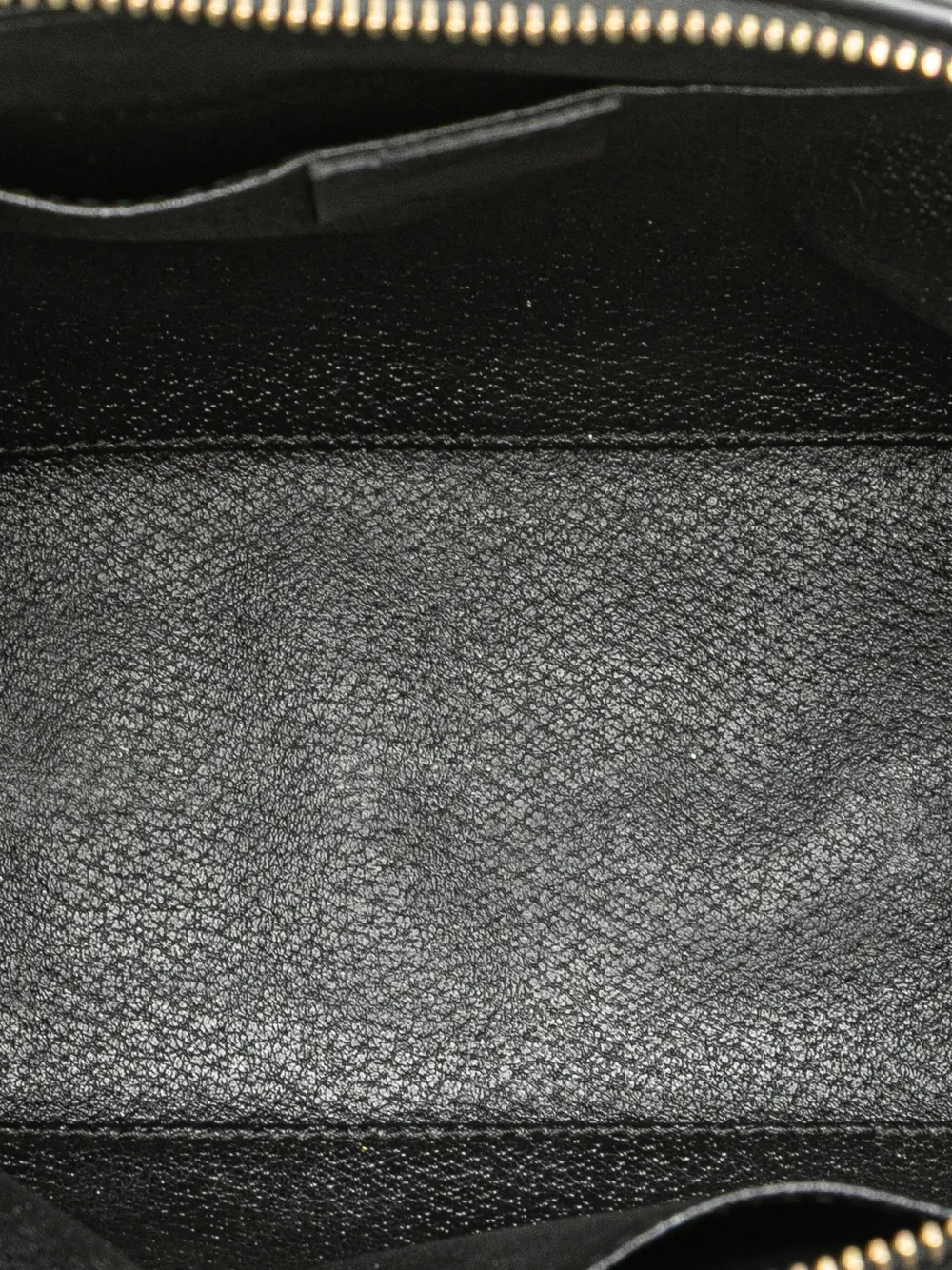 Pre-owned Celine 1999 Macadam Coated Canvas Cosmetic Pouch In Brown