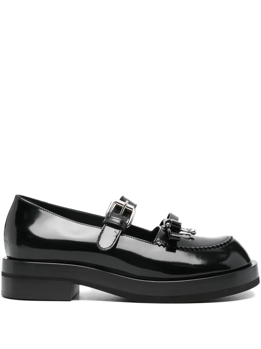 Agl Attilio Giusti Leombruni Leather Loafers In Black