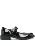 PHILEO buckle patent ballet flats - Black