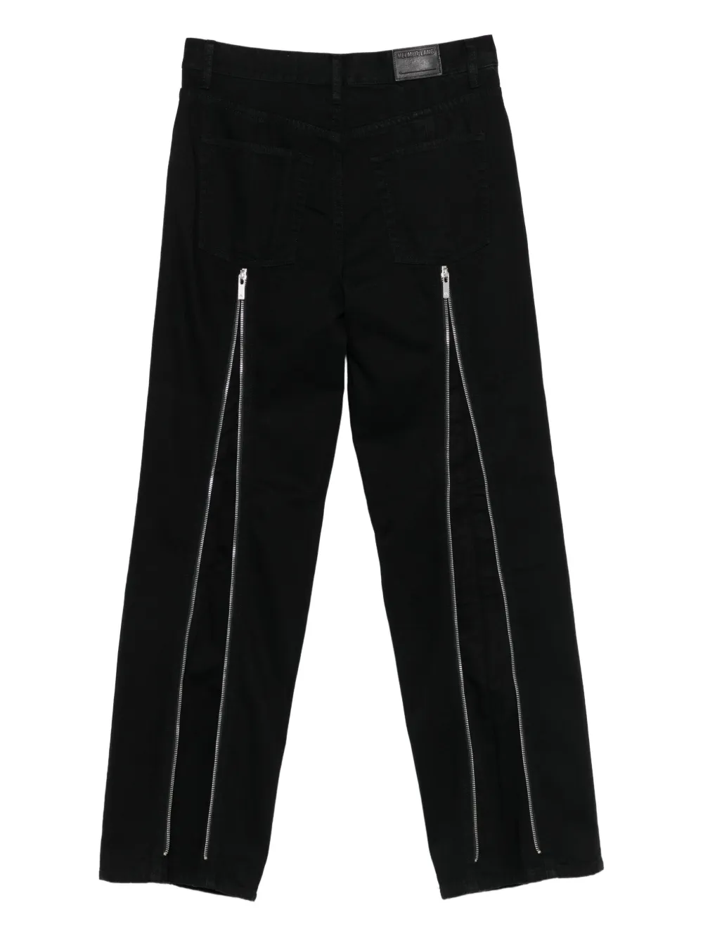 Helmut Lang panelled zip-detail jeans - Zwart