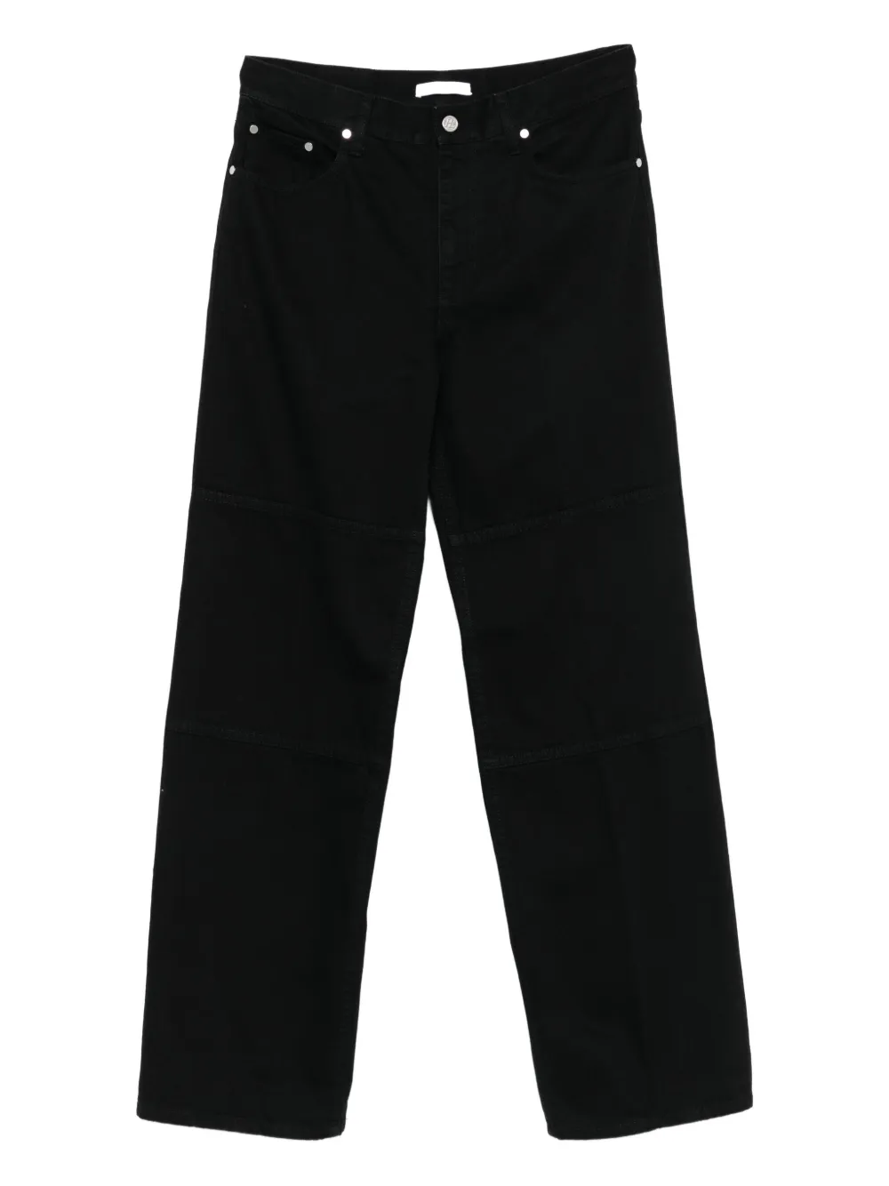 Helmut Lang panelled zip-detail jeans - ブラック Helmut Lang panelled zip-detail jeans - ブラック