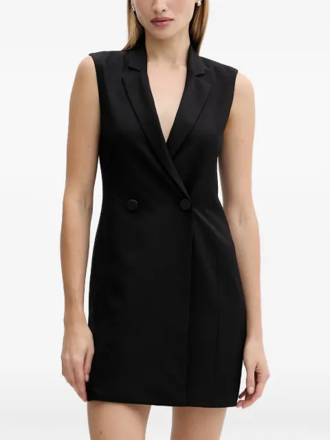 Armani Exchange vestido corto con doble botonadura