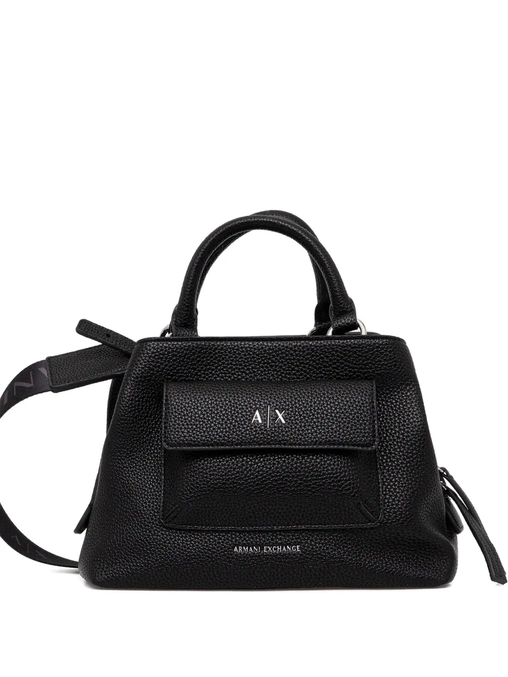 Armani Exchange logo-detail pocket tote bag - Nero