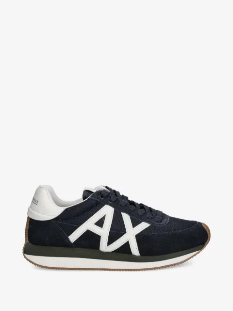 Armani Exchange logo细节系带运动鞋
