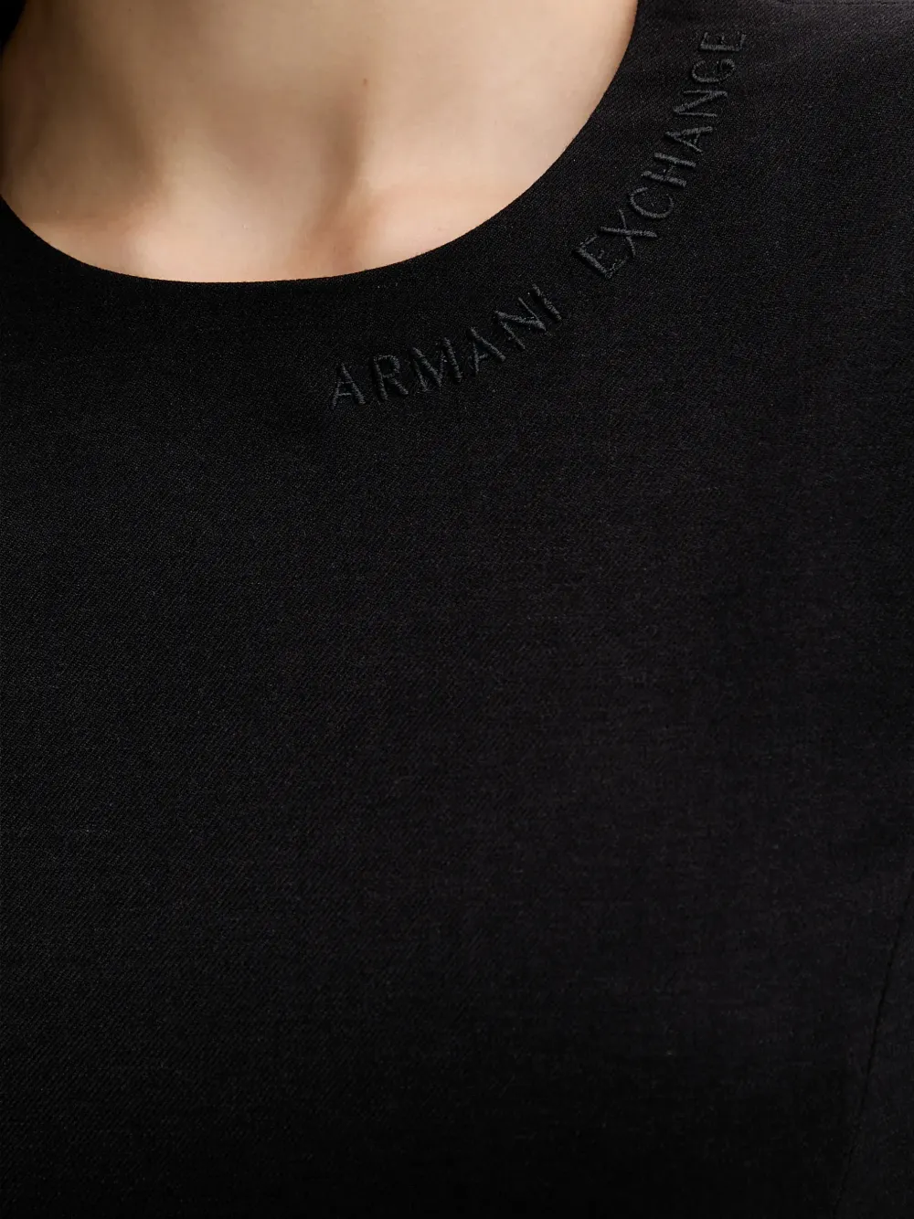 Armani Exchange Mini-jurk met klepzak Zwart