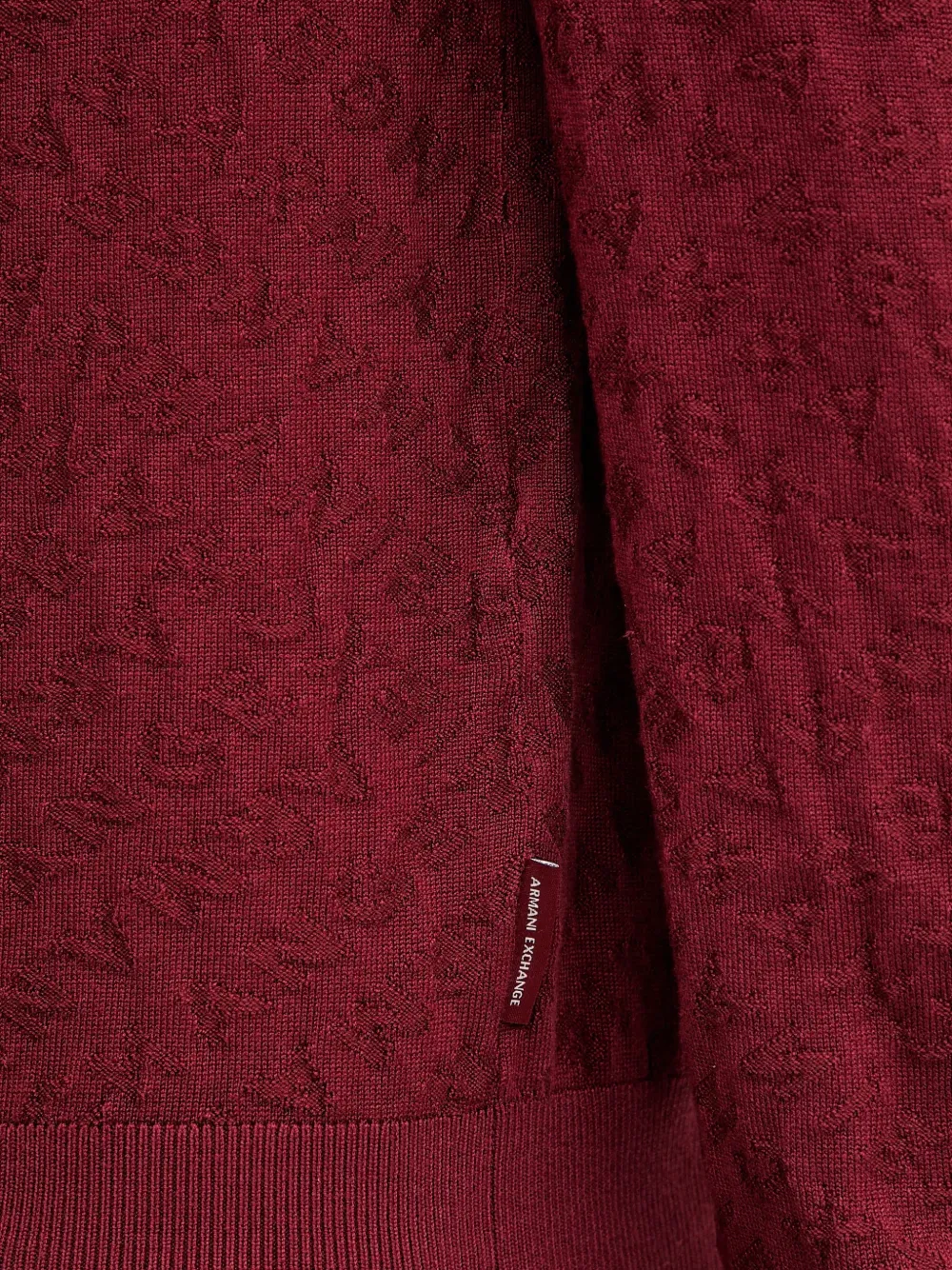 Armani Exchange Trui met ronde hals Rood