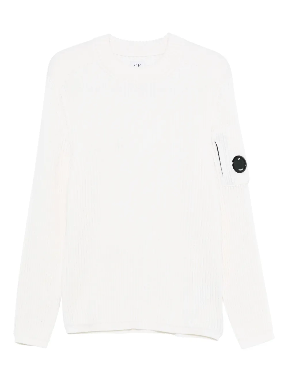 C.P. Company Lens-embellished jumper | White | Image 1