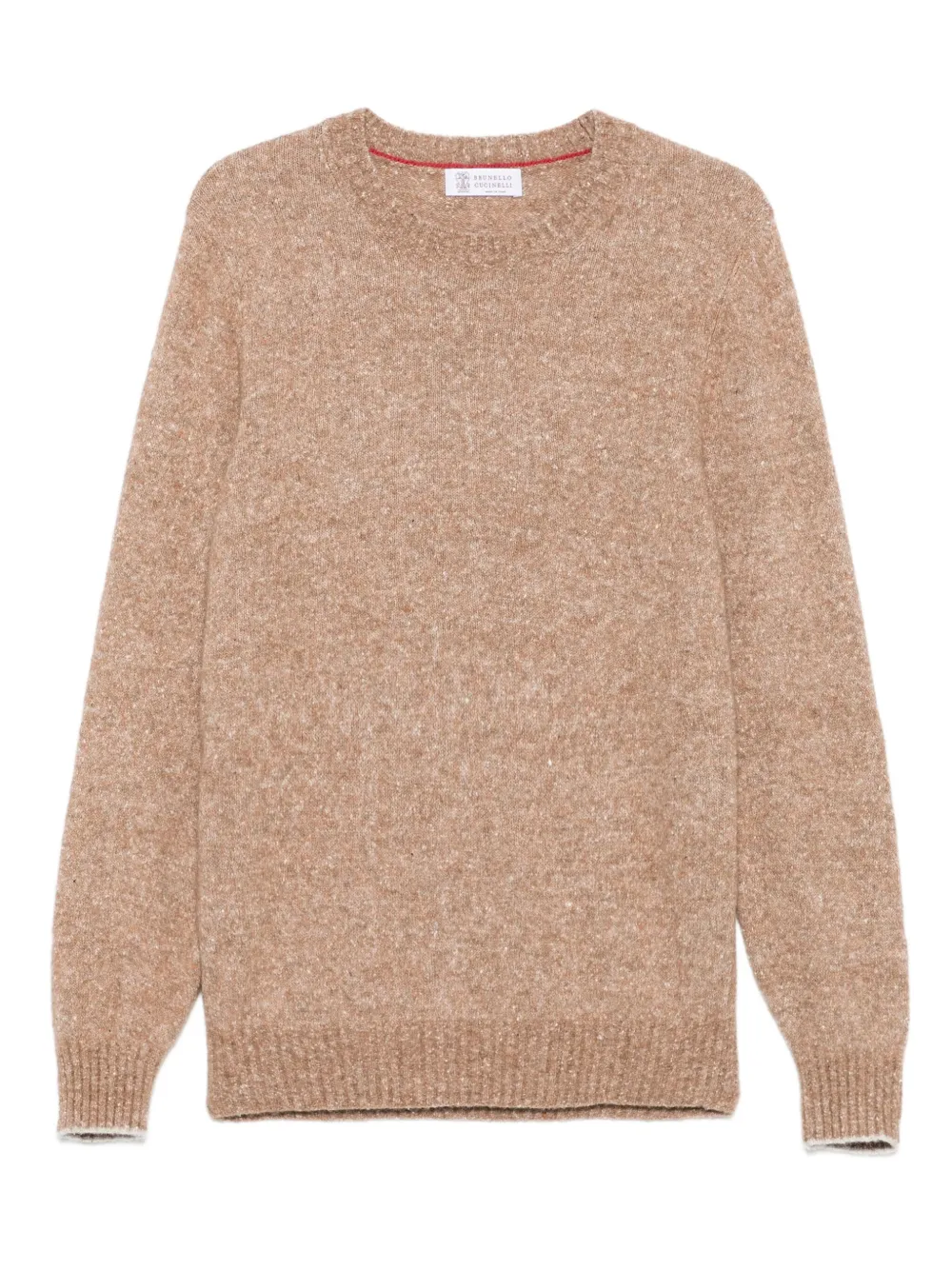 Brunello Cucinelli suéter moteado con cuello redondo | neutro | Image 1