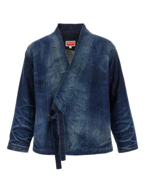 Kenzo tie-front denim jacket