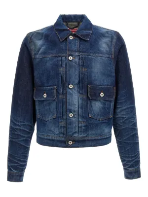 Acne Studios デニムジャケット | ブルー | FARFETCH JP