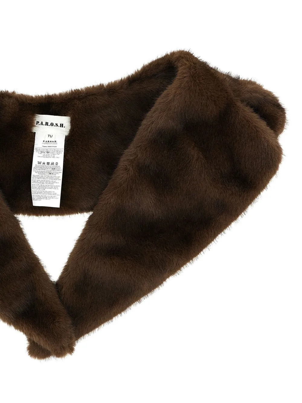 P.a.r.o.s.h P. A.r. O.s. H. Eco Fur Neck In Gold