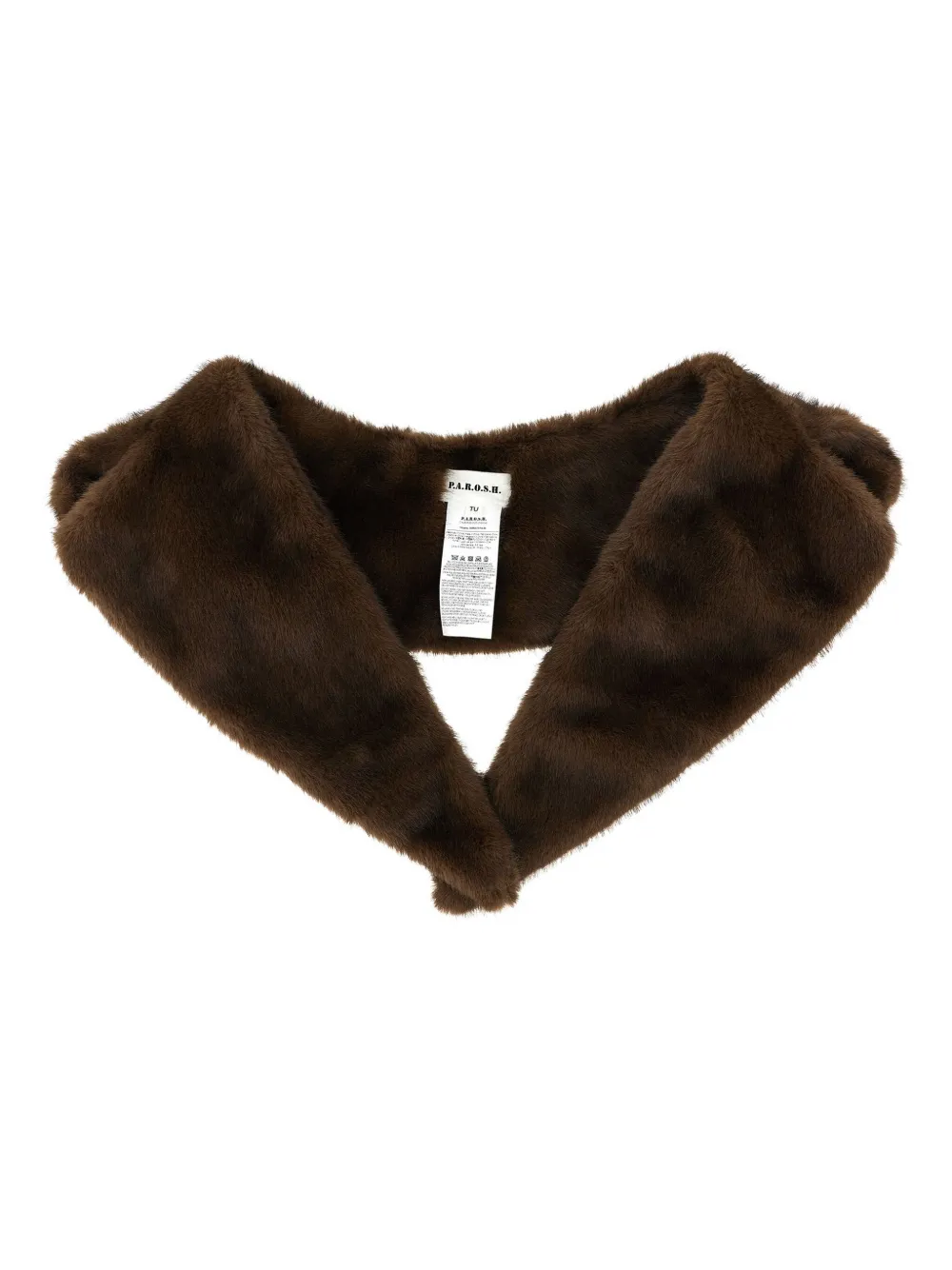 P.a.r.o.s.h P. A.r. O.s. H. Eco Fur Neck In Gold