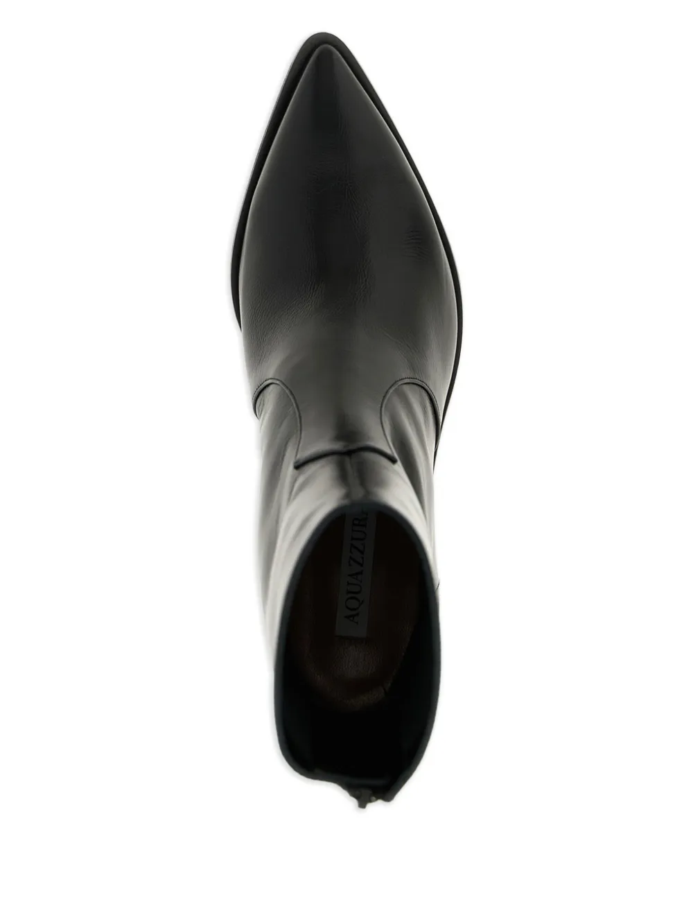 Aquazzura pointed-toe zip boots Black