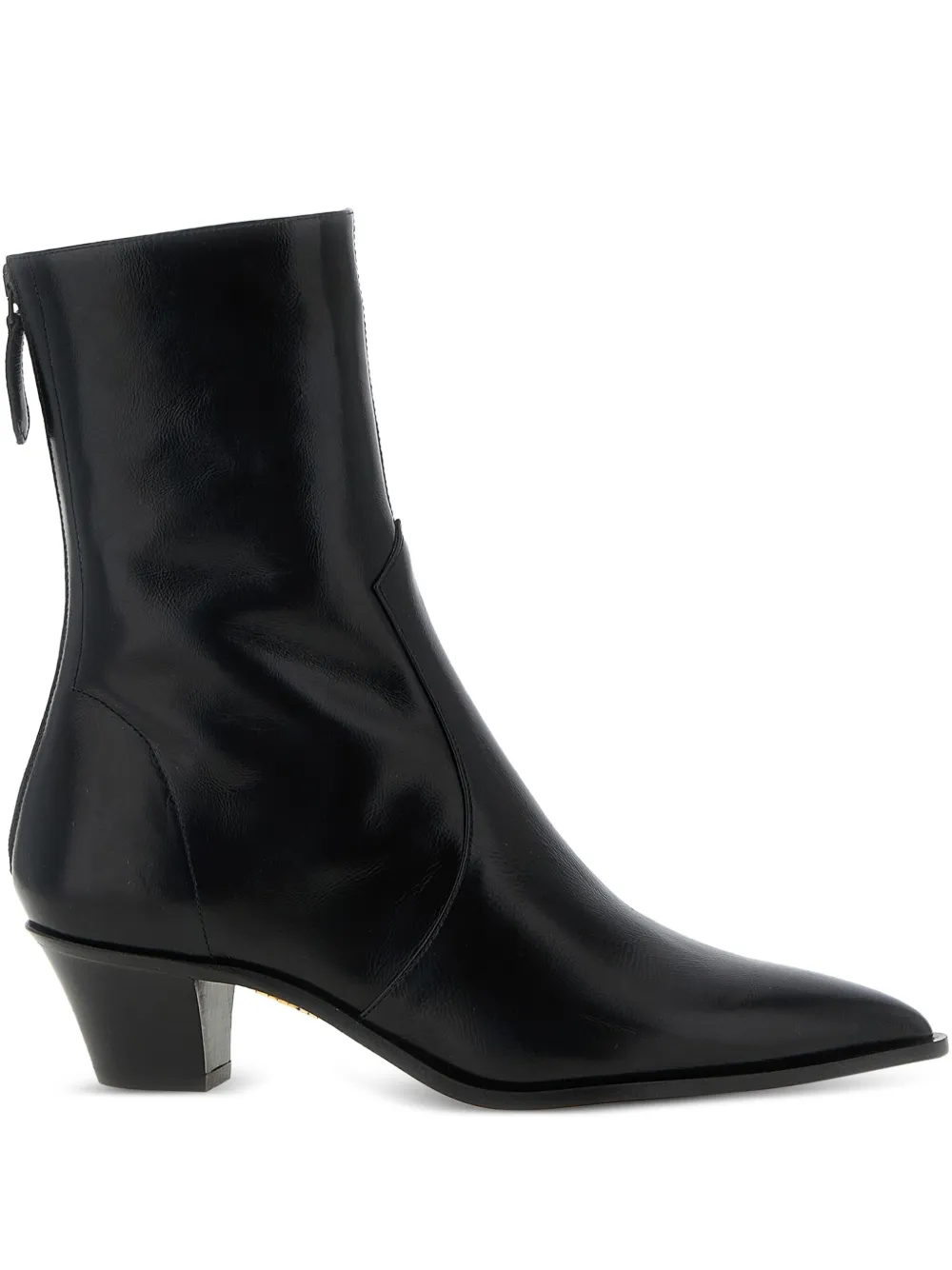 Aquazzura pointed-toe zip boots Black