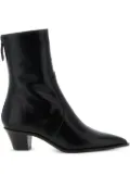 Aquazzura pointed-toe zip boots - Black