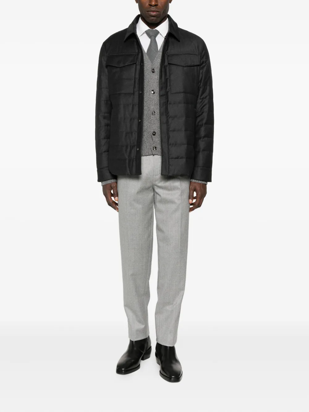 Zegna Straight broek - Grijs