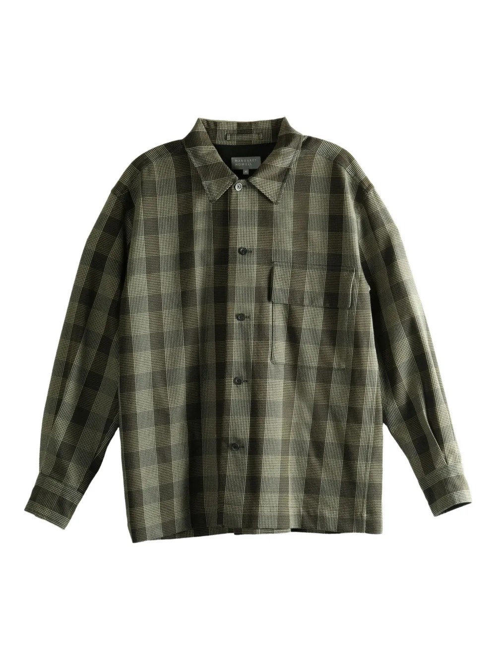 Margaret Howell checked overshirt | Black | Image 1