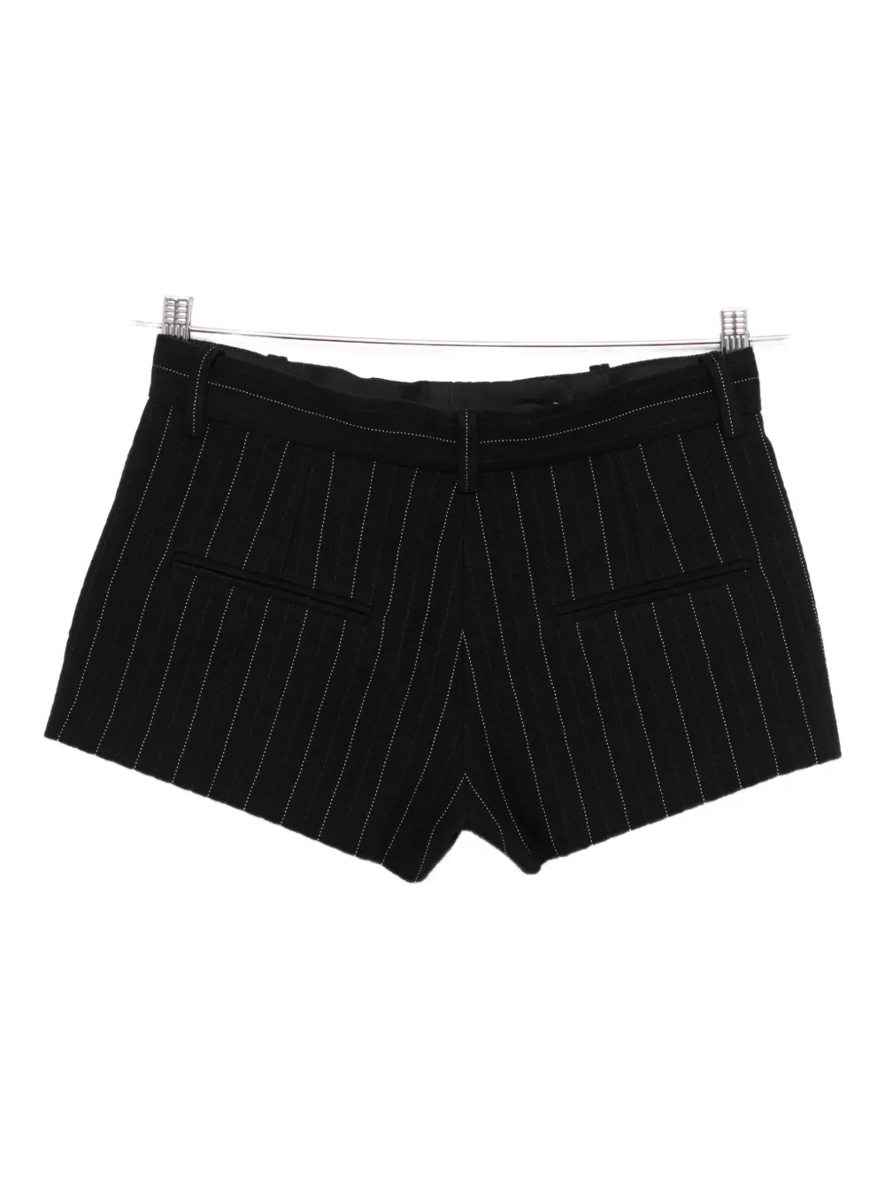 Isabel Marant Pinstriped Shorts In Black