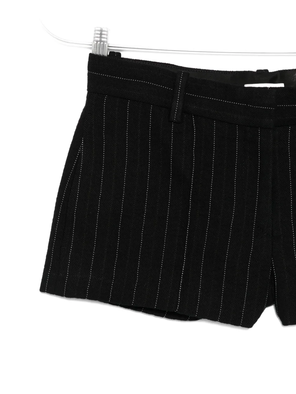 Isabel Marant Pinstriped Shorts In Black