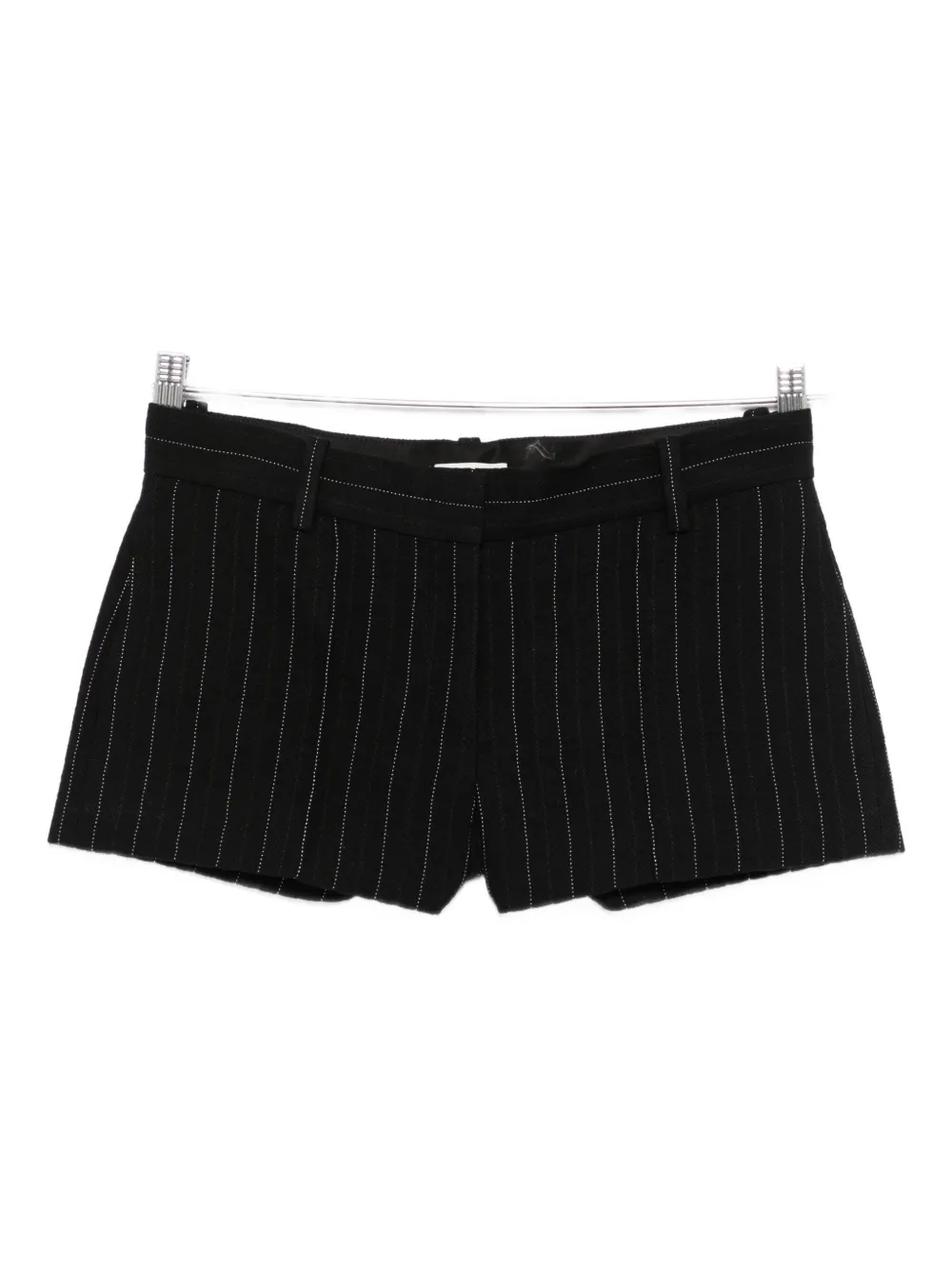 Isabel Marant Pinstriped Shorts In Black