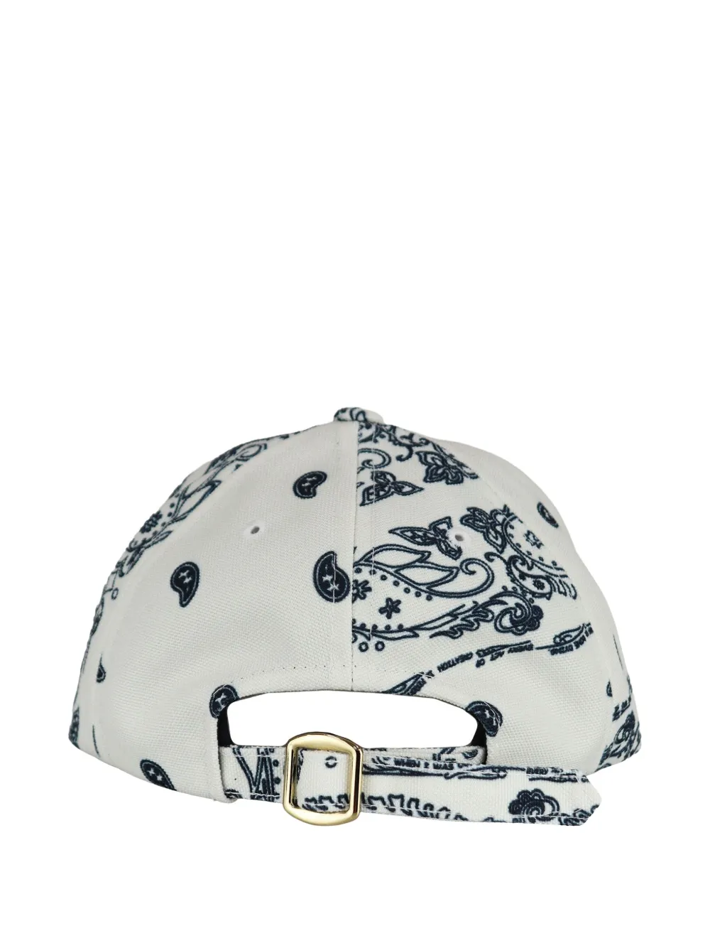 THE WORLD IS YOURS paisley-print baseball cap - Beige