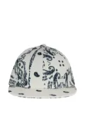 THE WORLD IS YOURS paisley-print baseball cap - Neutrals