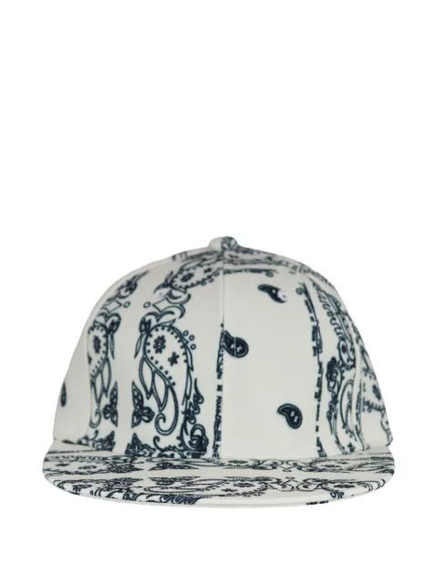 THE WORLD IS YOURS paisley print cap