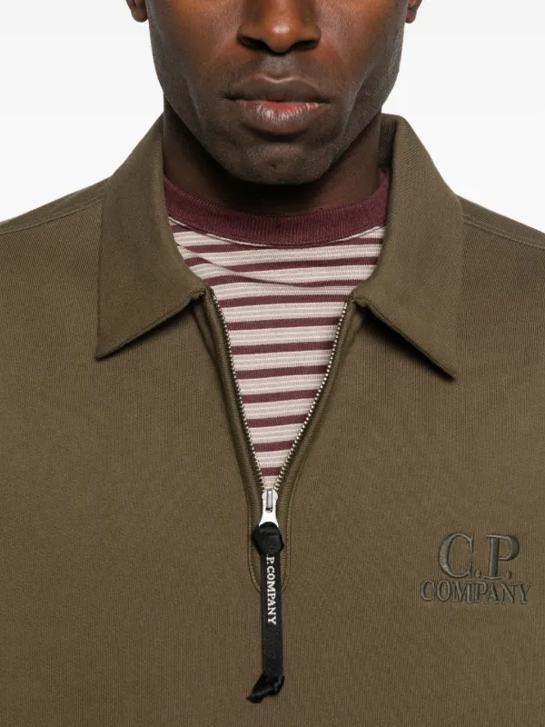 C.P. Company ジップアップ スウェットシャツ | グリーン | FARFETCH JP