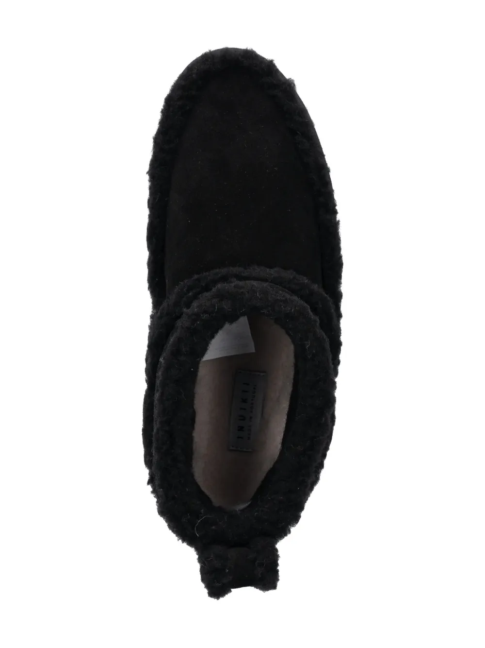 Inuikii Laarzen met fleece afwerking Zwart