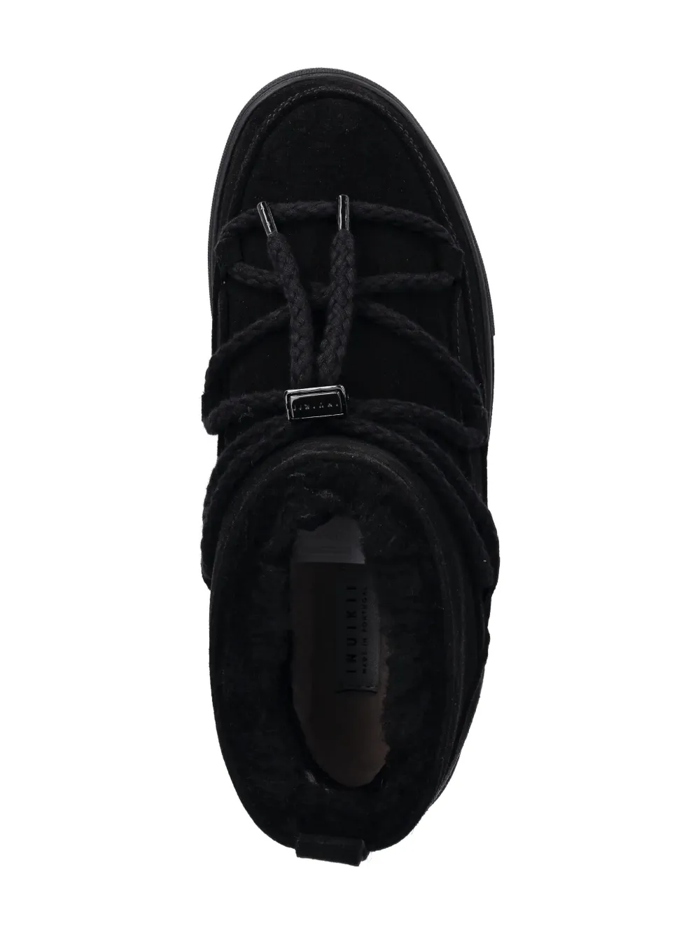 Inuikii lace-up ankle boots Zwart