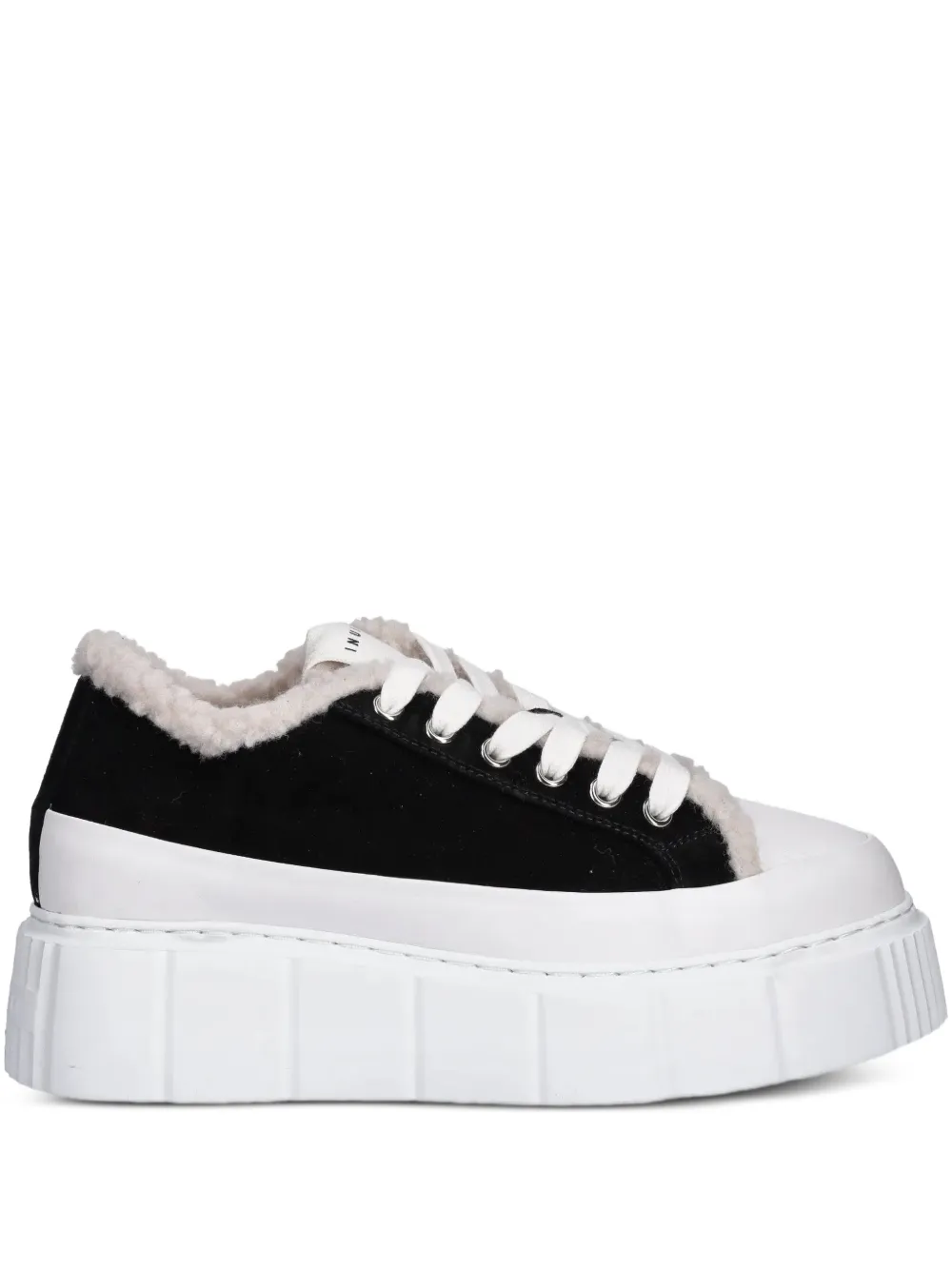 Inuikii zapatillas Matilda Curly con plataforma | negro | Image 1