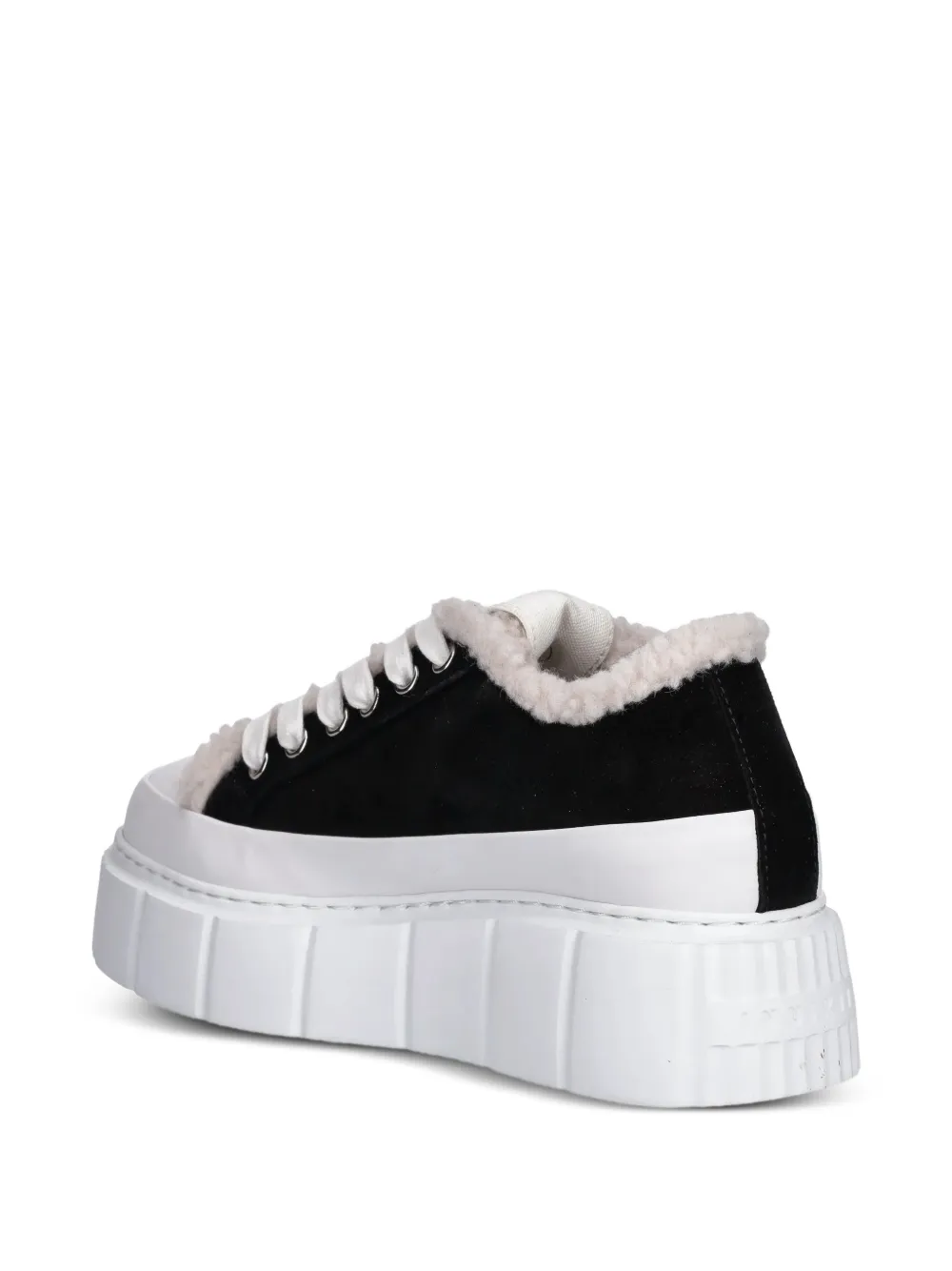 Matilda Curly Fleece Platform Sneakers