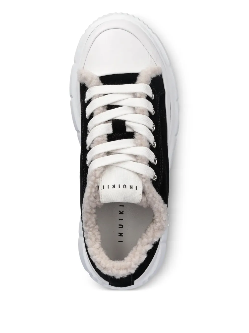 Matilda Curly Fleece Platform Sneakers