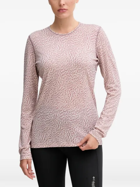 icebreaker patterned long-sleeve top