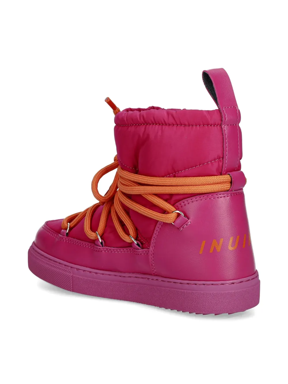 Inuikii padded lace-up boots Roze