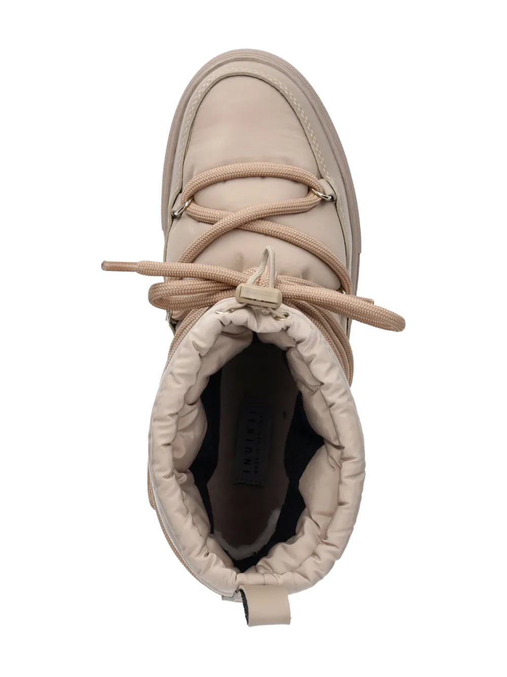 Inuikii Mountain gewatteerde laarzen met veters Beige