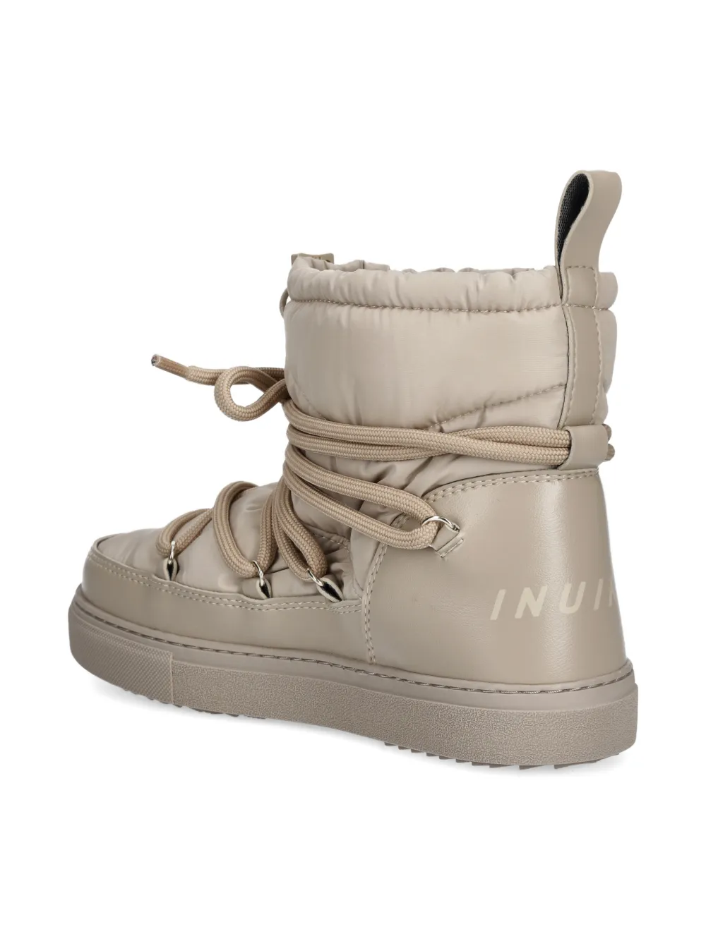 Inuikii Mountain gewatteerde laarzen met veters Beige
