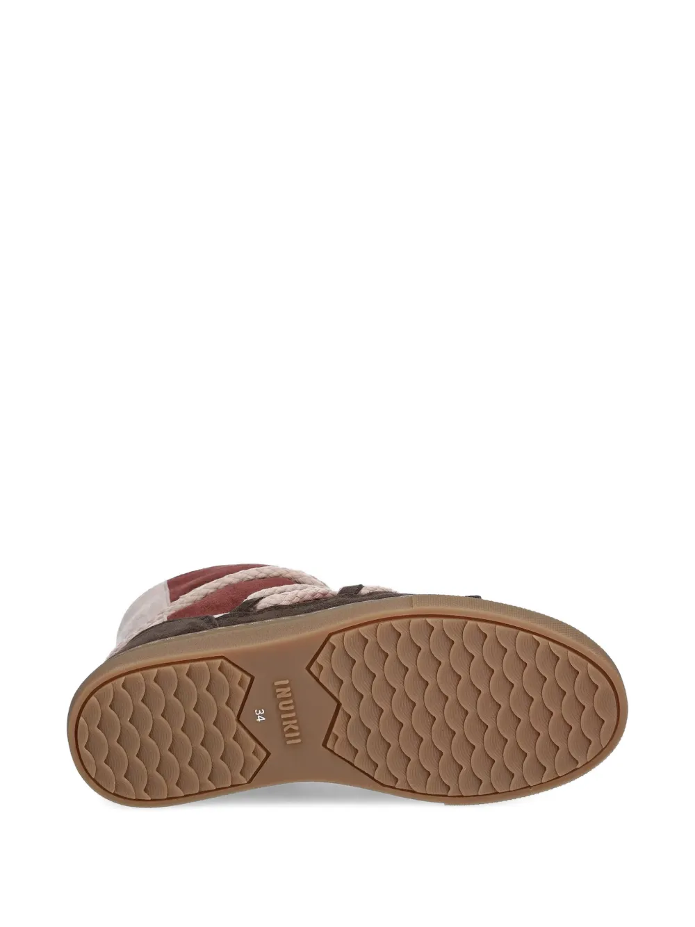 Inuikii Veterlaarzen met patchwork Rood