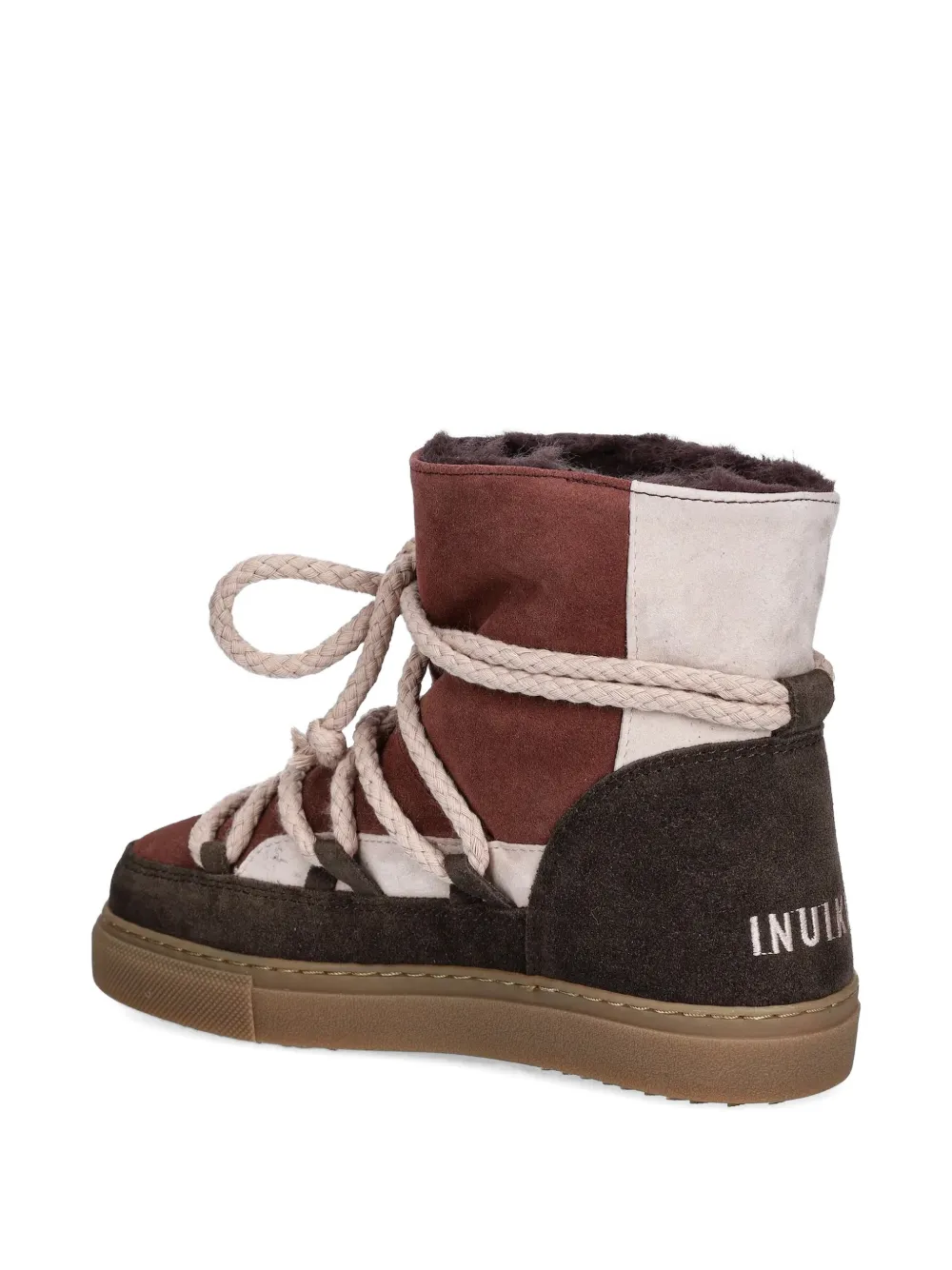 Inuikii Veterlaarzen met patchwork Rood