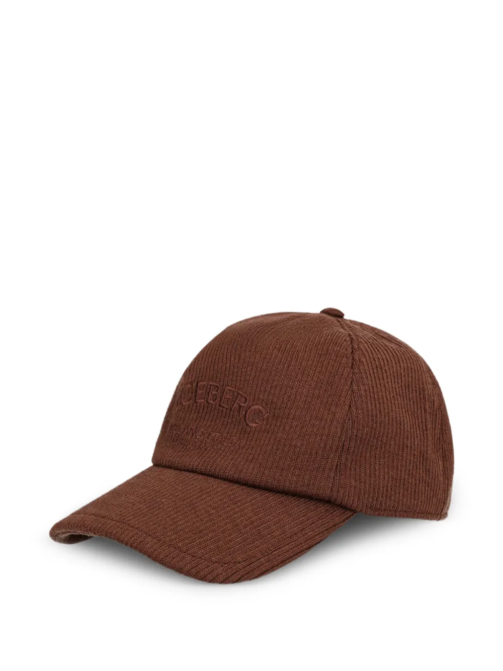 Iceberg ribbed baseball cap - Marrone