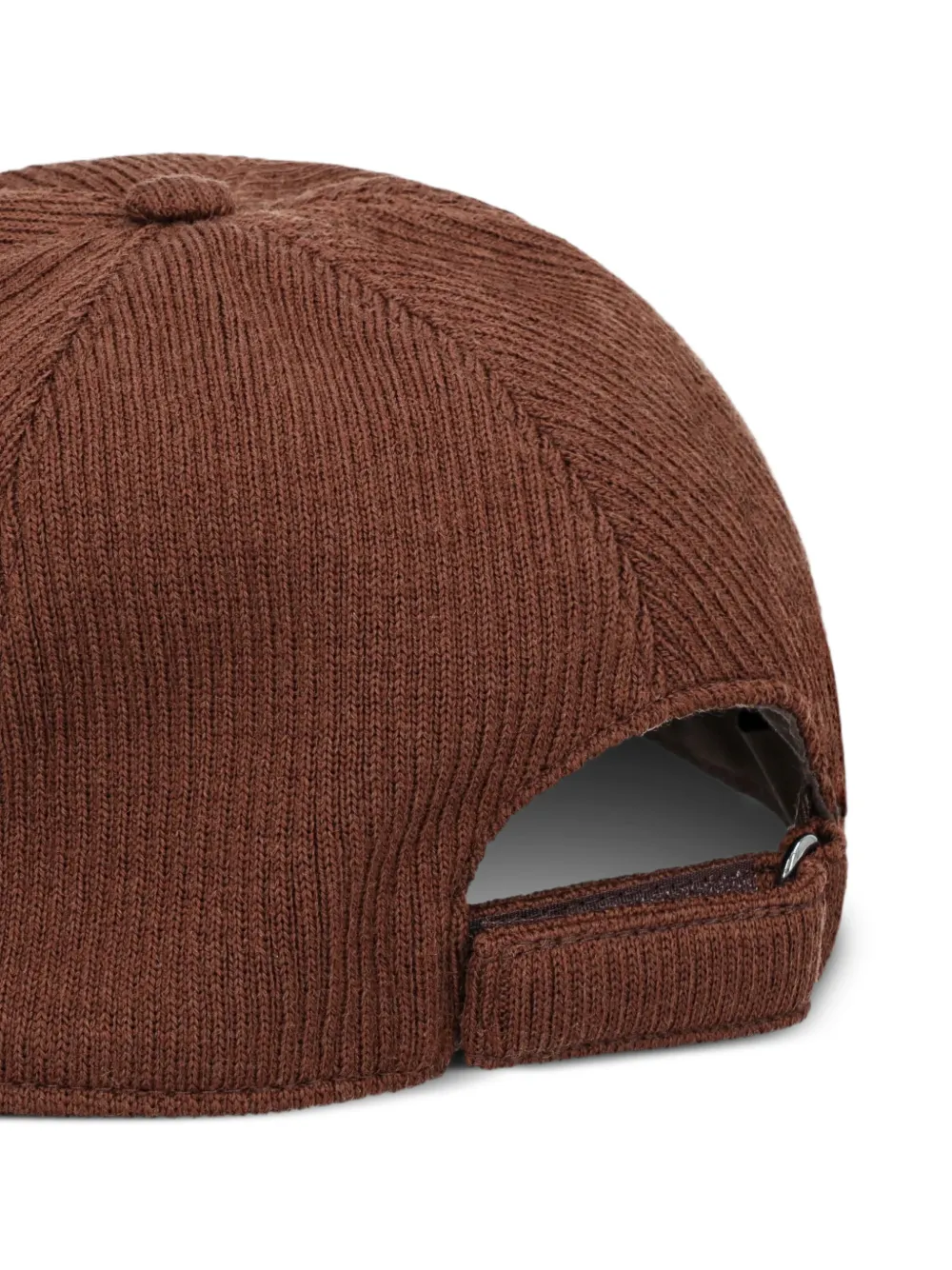  Iceberg Ribbed Baseball Cap - Brown 