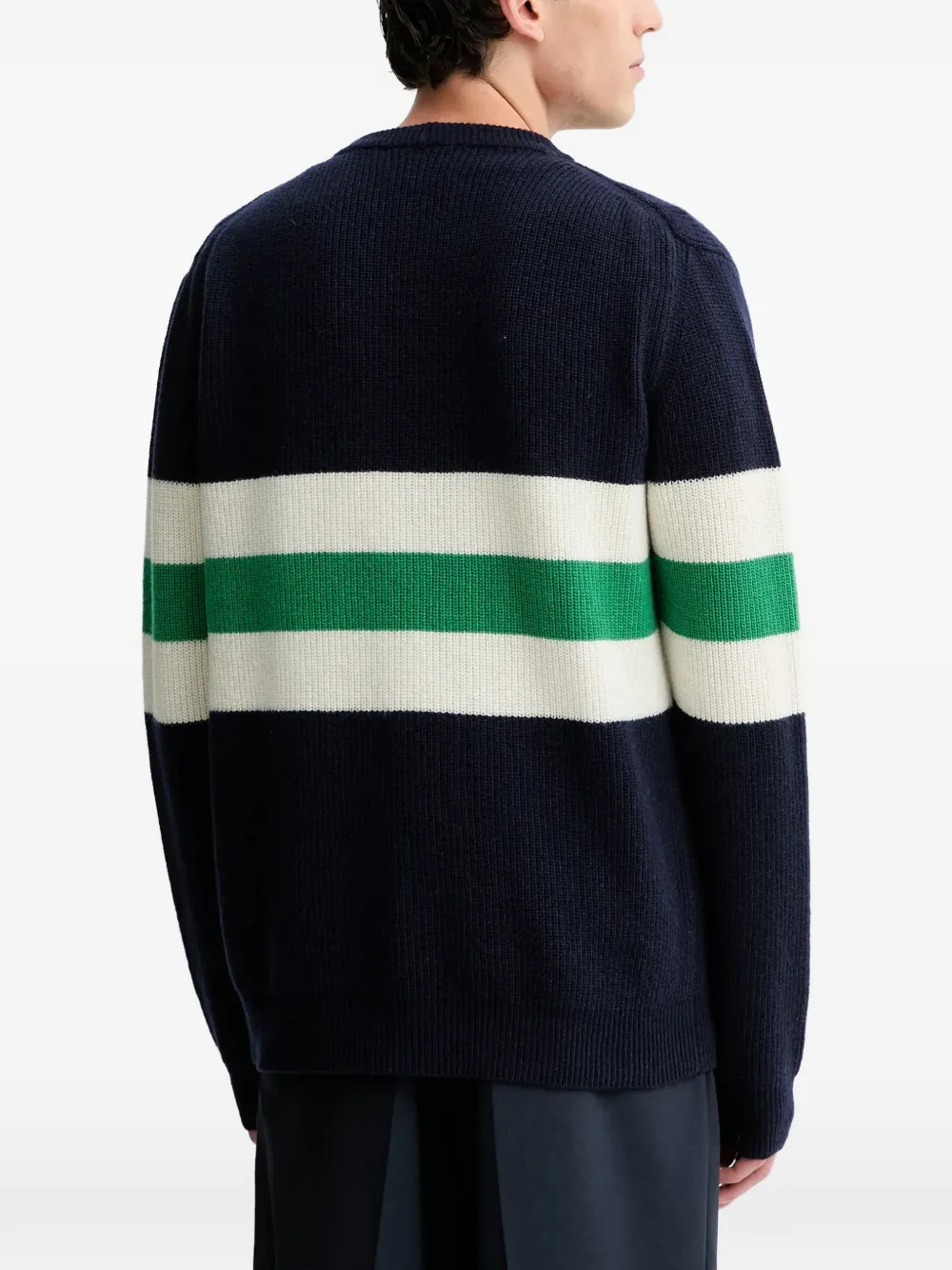  Iceberg Pull à Rayures En Intarsia - Bleu 