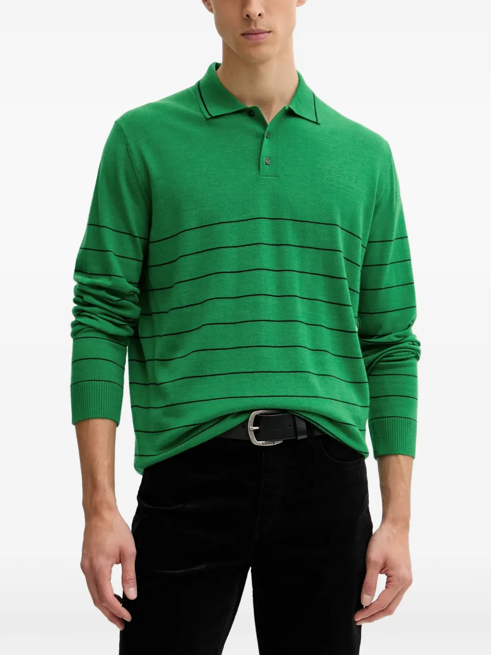 Iceberg striped polo-shirt - Verde