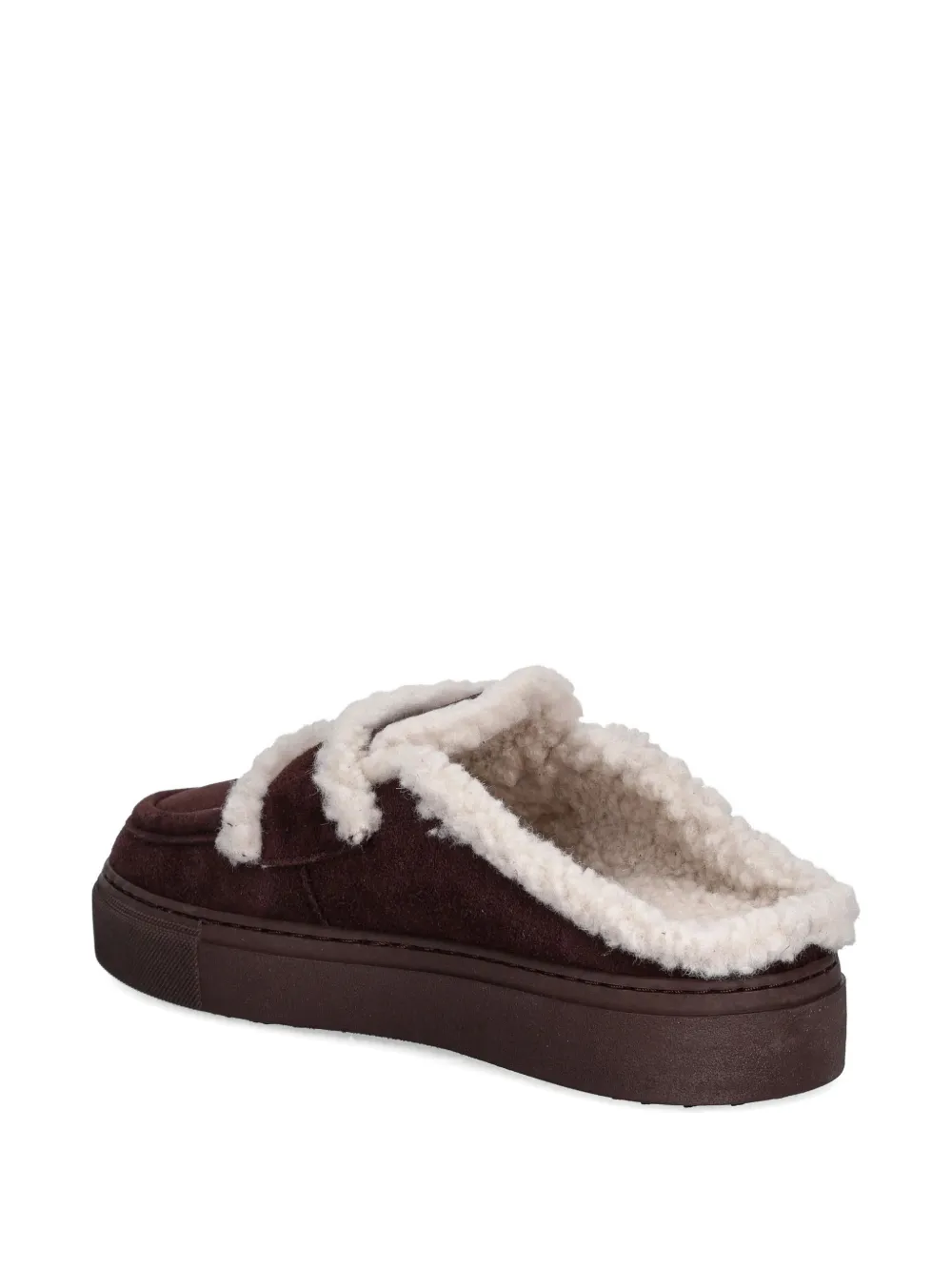 Inuikii Slippers met penny bandje Bruin