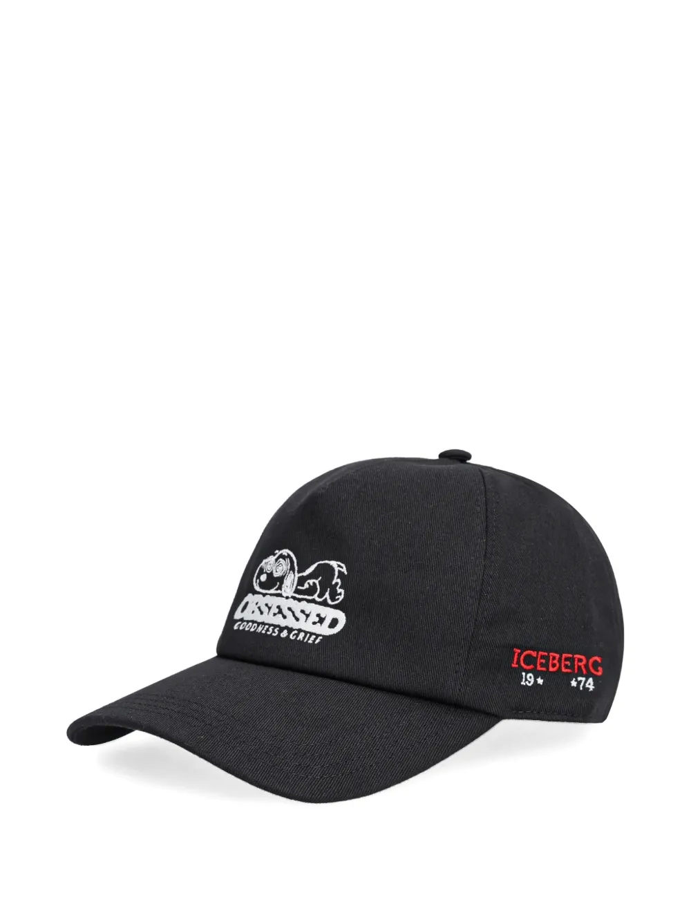 Iceberg embroidered-graphic baseball cap - Nero
