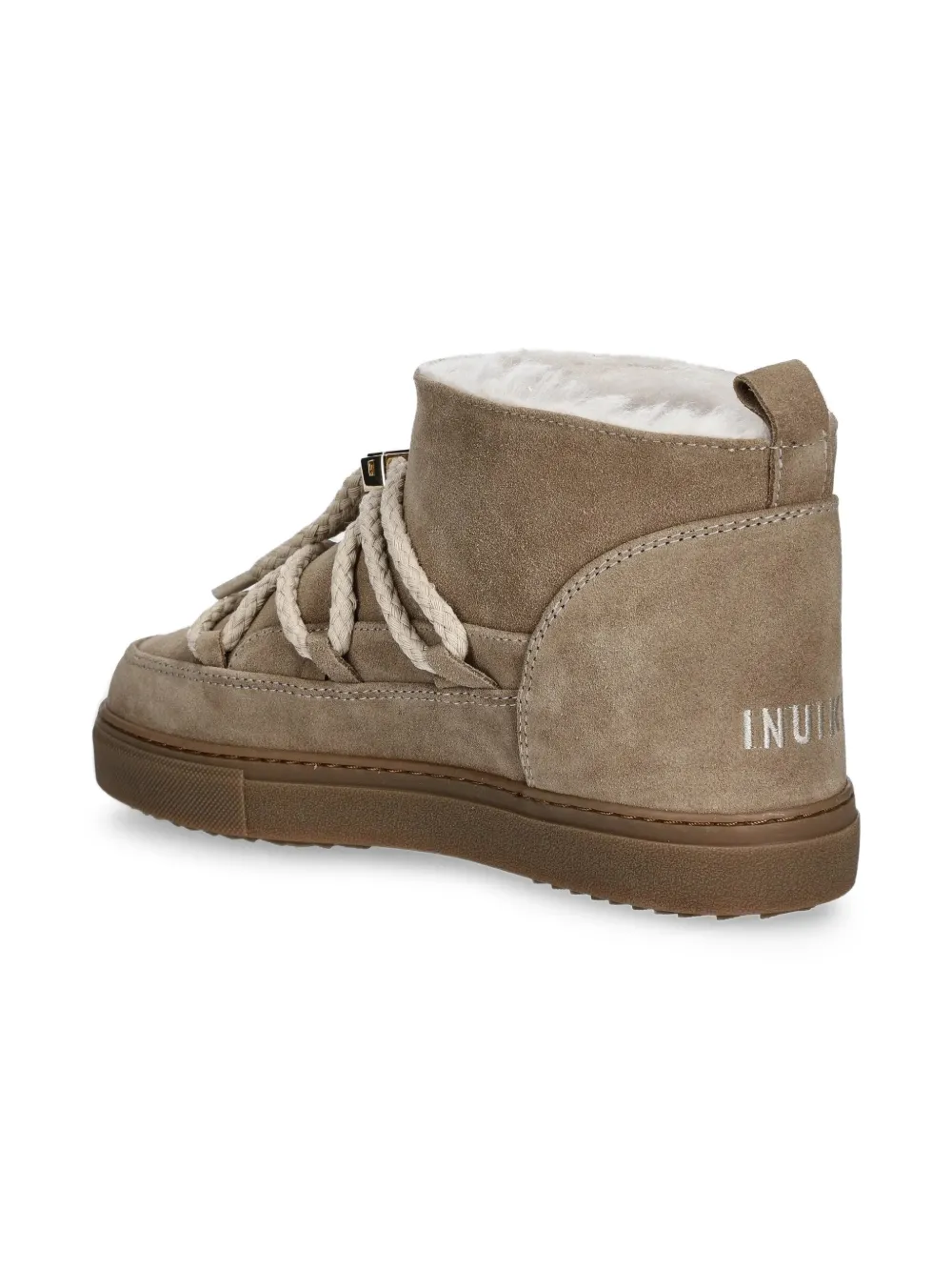  Inuikii Rope-detail Fleece-lining Boots - Neutrals 