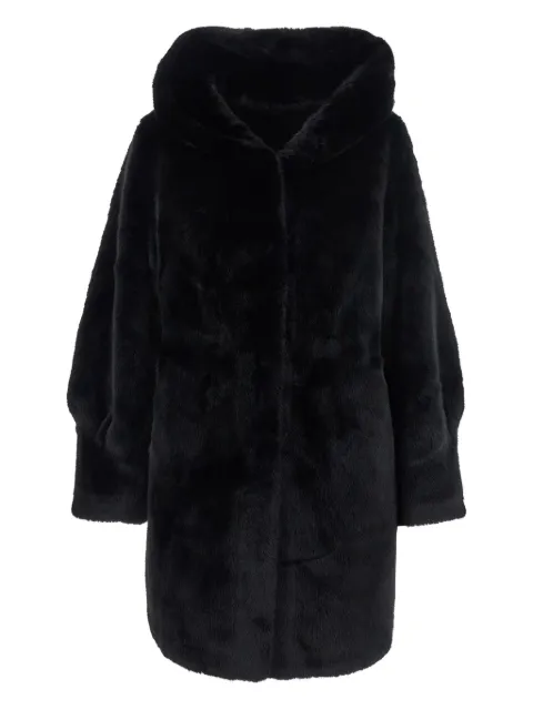 Giovanni Paris hooded faux-fur coat