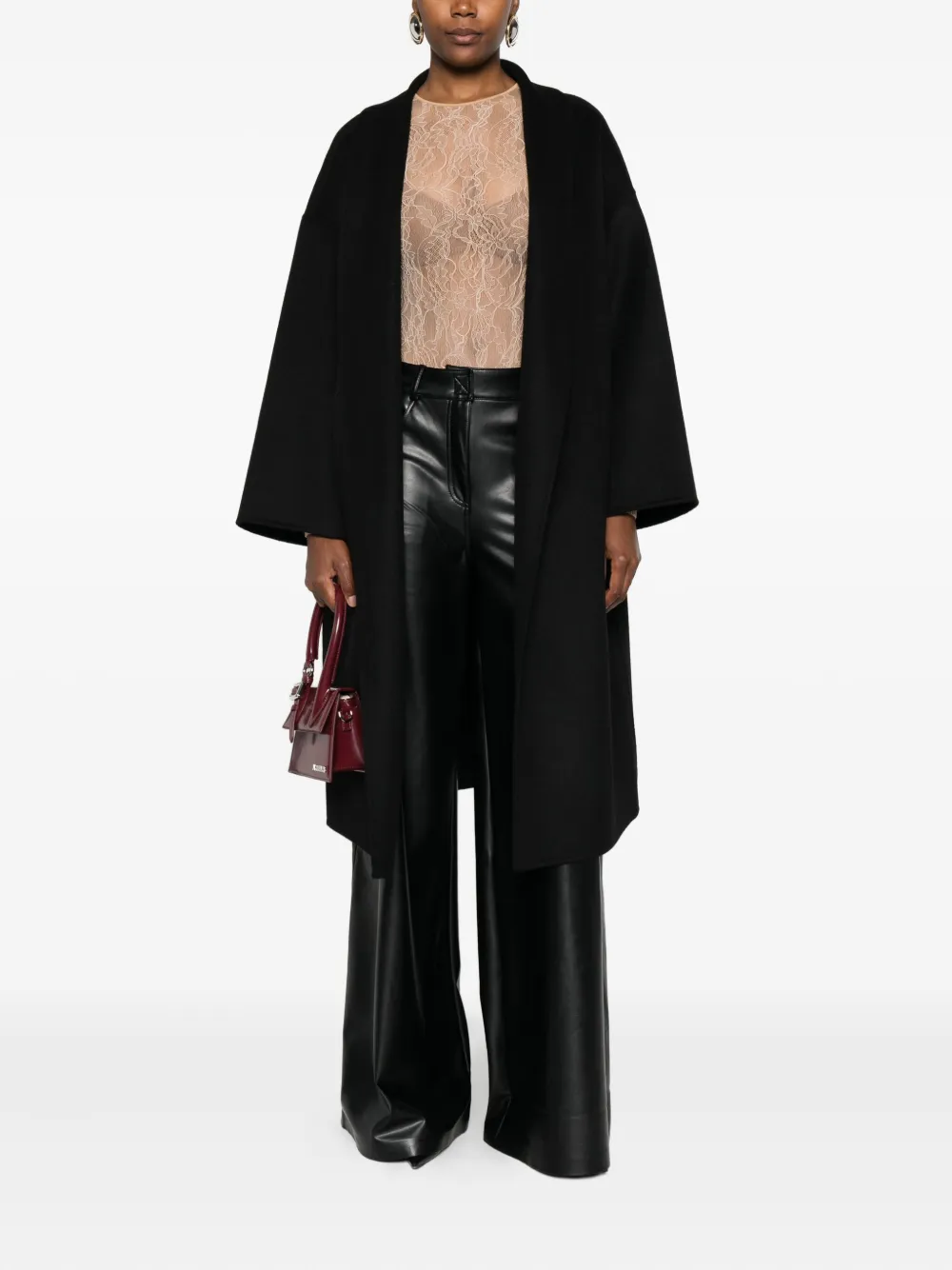 Drykorn V-neck button-front coat | Single Breasted Coats | Image 2